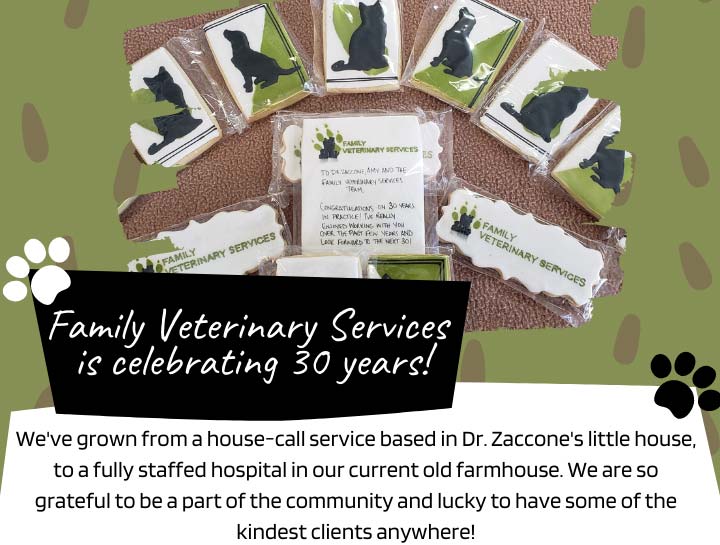 Family Veterinary Services is Celebrating 30 years!